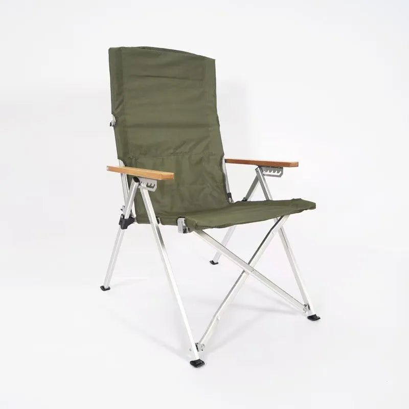 Portable Outdoor Aluminum Alloy Folding Stool – Adjustable 6-Level Leisure Chair