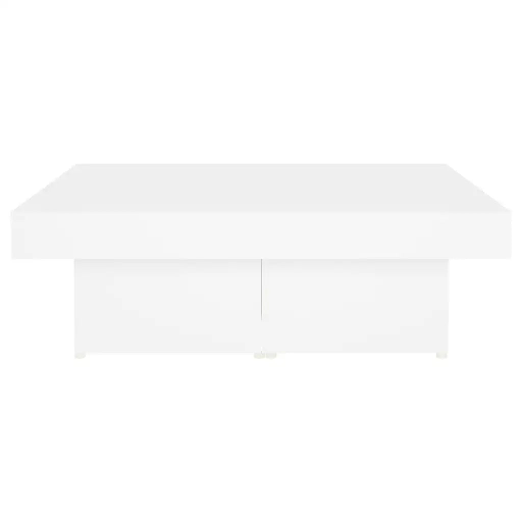 White Engineered Wood Coffee Table – 90x90x28 cm