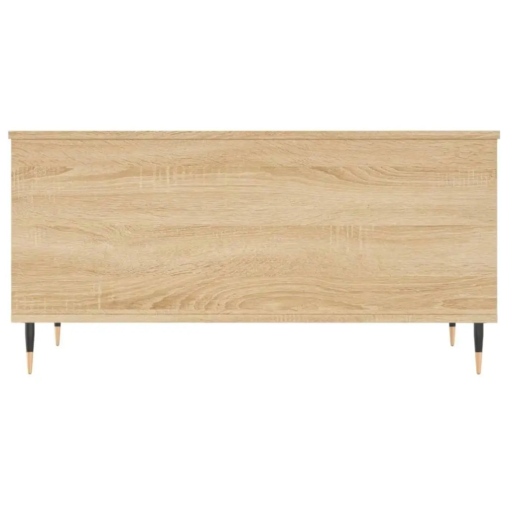 Modern Oak-Finish Coffee Table – 90x44.5x45 cm